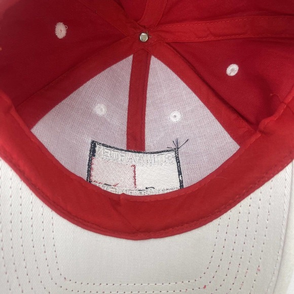 St Maarten Hat Cap Red White ST Martin FWI Strapback Adjustable Embroidered - Picture 11 of 12